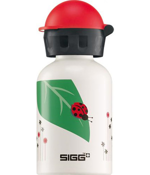 Sigg Gourde Sigg Lovely Bug blanche Coccinelle 0.3 litre