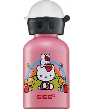 Gourde Sigg Hello Kitty Rainbow Arc en ciel Rose m�tallique 0.3 Sigg