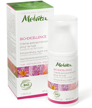 Melvita - Bio Excellence Extraordinary night cream - Moonstone, Argan & Rose 50ml