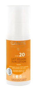 Sante Soleil lait solaire IP 20 à l'extrait de Goji et Café 100ml
