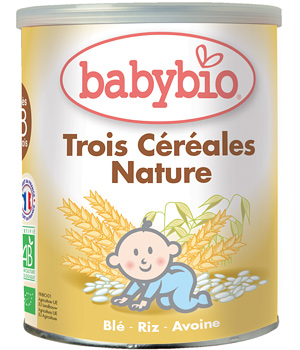 3 C�?©r�?©ales Nature d�?¨s 8 mois boite carton Babybio