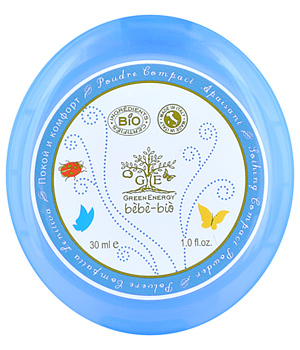 Poudre compacte apaisante b�?©b�?© bleue Green Energy Organics