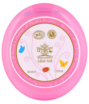 Poudre compacte apaisante b�?©b�?© rose Green Energy Organics