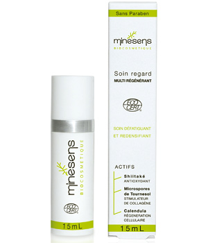 Minesens - Multi regenerating eye contour care with Shiitake, Sunflower & Calendula 15ml