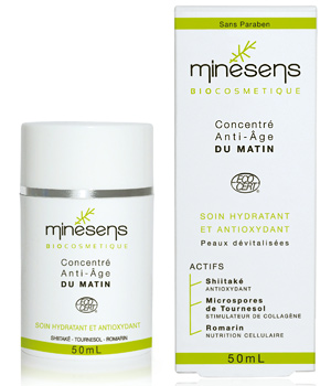 Minesens - Morning anti ageing concentrate with Shiitake, Sunflower & Rosemary 50ml