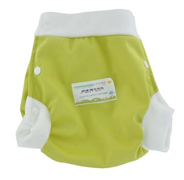 Lulu Nature Sur couche imperméable Lulu Boxer taille S 3 à 6 kg coloris pomme