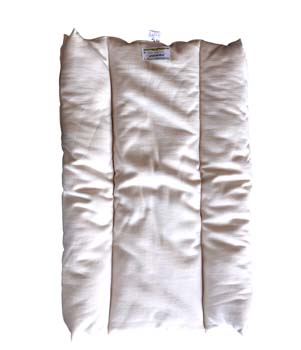Organic cotton & virgin wool baby changing