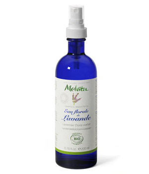 Lavender floral water spray bottle