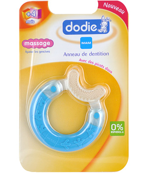 Anneau de dentition 'massage' x 1 coloris Dodie