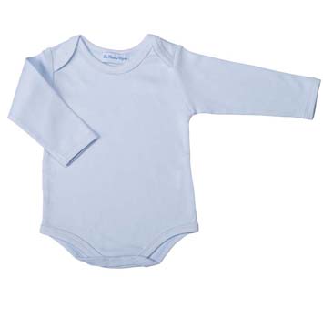Organic cotton long sleeved bodysuit - 0-3 months