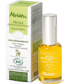 Complexe de 5 huiles peaux mixtes Les quintessentielles Melv