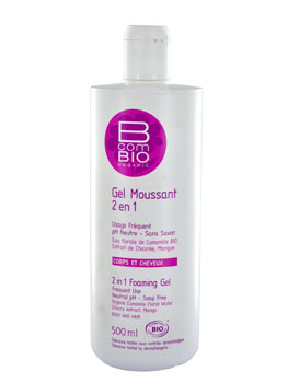Bcombio - 2-in-1 Soap free foaming gel for hair & body 500ml