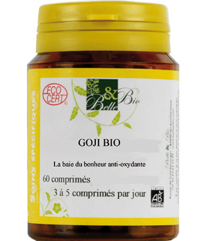 Goji Bio La baie du bonheur anti oxydante 60 comprim�?©s Belle et Bio