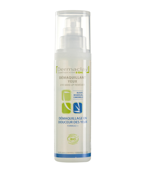 Dermaclay  - Gentle eye makeup remover with Cornflower, Chamomile & Bisabolol 125ml