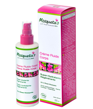 Crème fluide raffermissante, hydratante Rosafluida 200ml