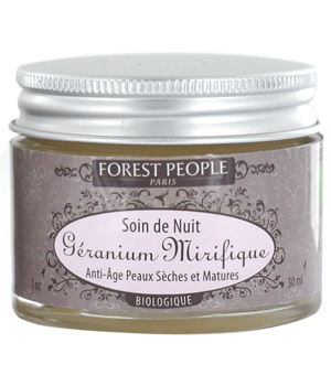 Forest People - Fabulous Geranium night cream - Anti-ageing for dry or mature skins 30ml