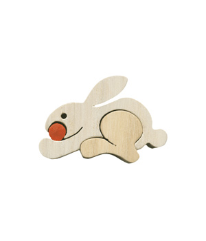 Mini wooden jigsaw puzzle the
