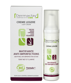 Dermaclay - Light mattifying cream anti imperfections 50ml