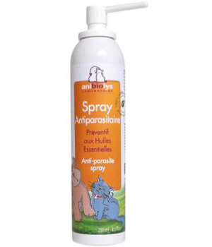 Spray antiparasitaire pr�ventif pour animaux en spray Anibiolys