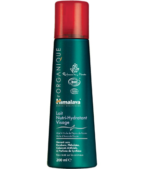 Lait nutri hydratant visage Miel Tournesol Amande Douce Organique By Himalaya
