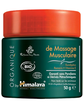 Baume de massage musculaire Ayurv�dique Organique By Himalaya
