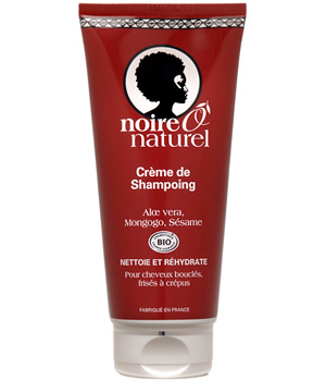 Noire O Naturel Crème de Shampoing Aloé Véra, Mongogo et Sésame cheveux frisés à crépus 200ml