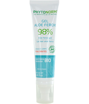 Phytonorm Gel Aloe Ferox 98% d'Aloé Ferox + huile d'andiroba pour les incidents 100ml