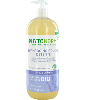 Phytonorm Shampooing douche Détente senteur lavande 1 litre