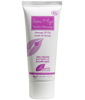 Tendre massage Soin 1er �ge Huile de Jojoba, Noix, Vitamine 