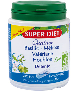 MondeBio UK  Quartet: Basil, Lemon balm, Valerian, Hop for relaxation 150