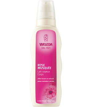 New Silky Wild Rose body lotion for normal to dry skins