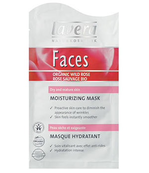 Lavera Masque hydratant Rose Sauvage peau sèche FACES 10ml