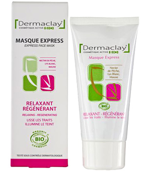 Dermaclay  - Express relaxing & regenerating mask - Peach Nectar 75ml
