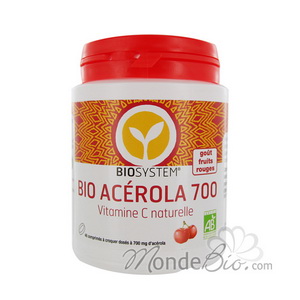 Natessance - Acérola Bio 700 Vitamine C 200% 48 comprimés