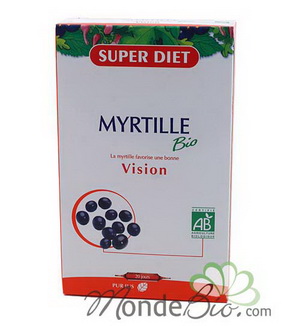 Fabrication du jus de myrtille