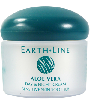 Earth Line - Crème de jour et nuit Aloe Vera peau sensible Vitamine E 50ml