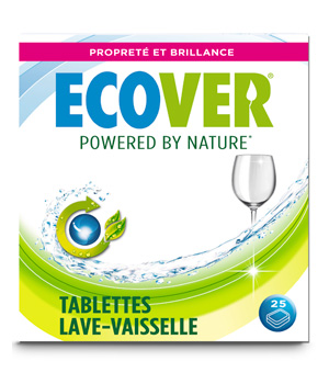 Ecover 25 tablettes écologiques pour lave vaisselle 25X20g