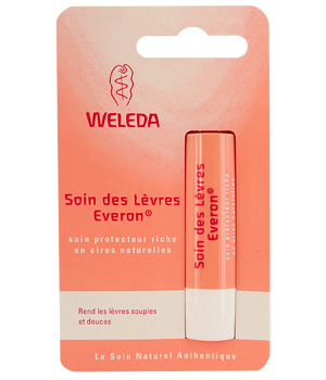 Soin des l�vres Everon riche en cires naturelles 4gr Weleda