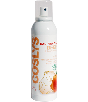 Coslys Brumisateur eau fraîche bébé à l'abricot bio 200ml