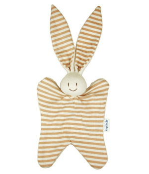 Doudou Lapin oreilles rayées 25 cm