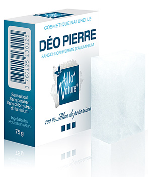AlloNature - Déodorant pierre d'alun brute 75gr