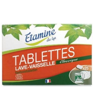 25 Tablettes Lave vaisselle Sans Etamine du Lys