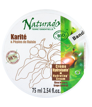Cr�me hydratante Karit� et p�pins de raison 50ml Naturado