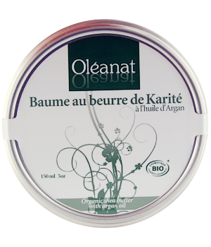 Baume au beurre de karit� et huile d'argan 150ml Oleanat