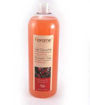 Gel douche Sensualit� Bois de Rose 500ml Florame