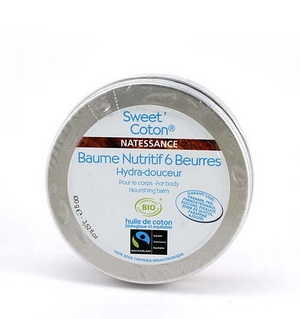 Baume nutritif hydra douceur 6 beurres Sweet coton 100ml Natessance