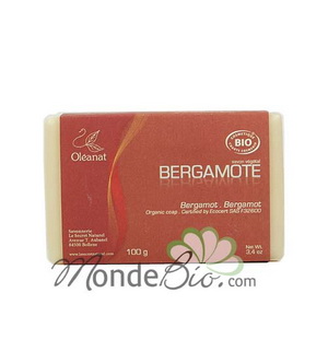 Oleanat Savonnette végétale Bergamote bio 100g