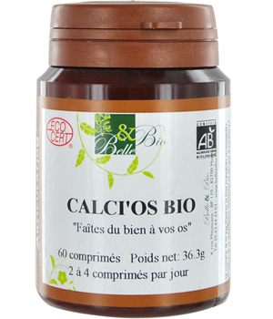 Calcio's m�lange pour renforcer les os 60 g�lules Belle et bio