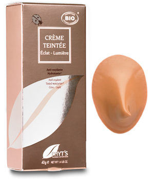 Cr�me teint�e �clat lumi�re Anti oxydante Phyts