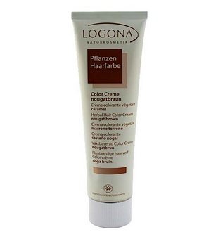 Cr�me colorante Caramel cheveux blonds moyens � ch�tains 150ml Logona